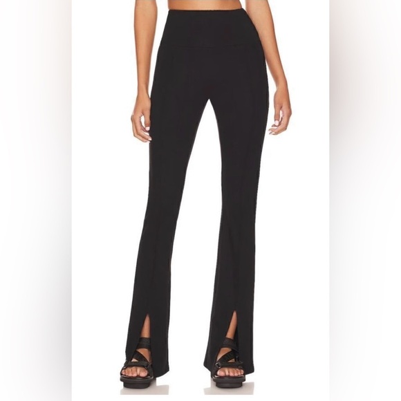 All Saints Tamie Black Flared Women's Pants Size 8 - Picture 2 of 6